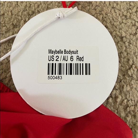 Princess Polly NWT red body suit - Picture 3 of 4